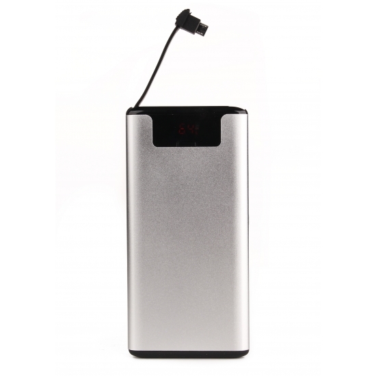 Power Bank z wbudowanym kablem micro USB/lightning 10000mAh