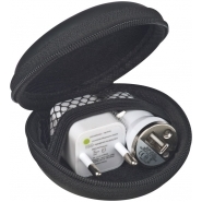Zestaw - ładowarka samochodowa USB i wtyczka